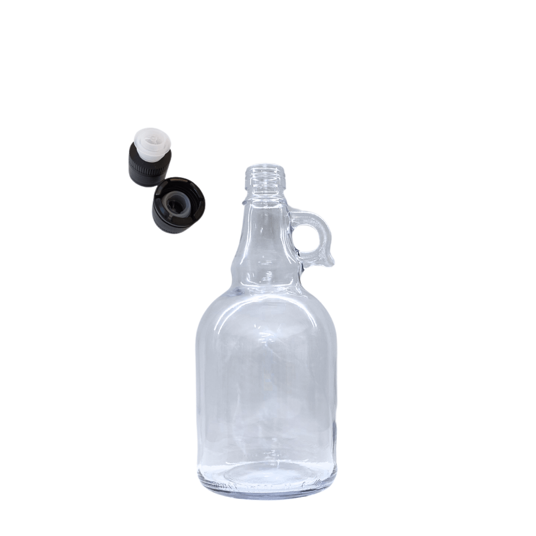 Sarkap 1000 ml Kapaklı Cam Galon Zeytinyağı Şişesi Yağdanlık