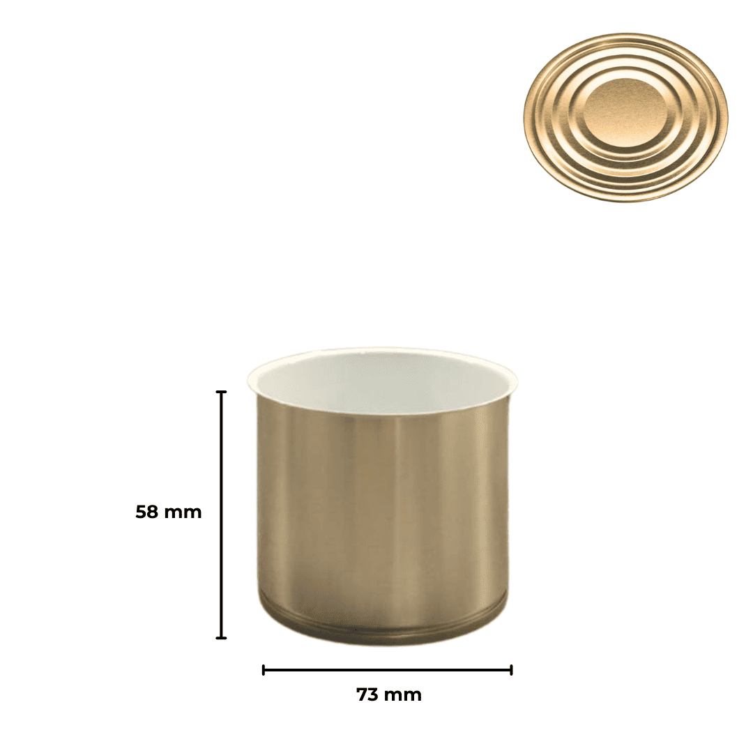 Sarkap 73x58 Pigment Laklı Kapaklı Konserve Kutusu