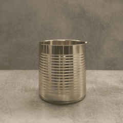 Sarkap 99x109 Gold Laklı Kapaklı Konserve Kutusu Kordonlu Gold - Easy Open Kapak