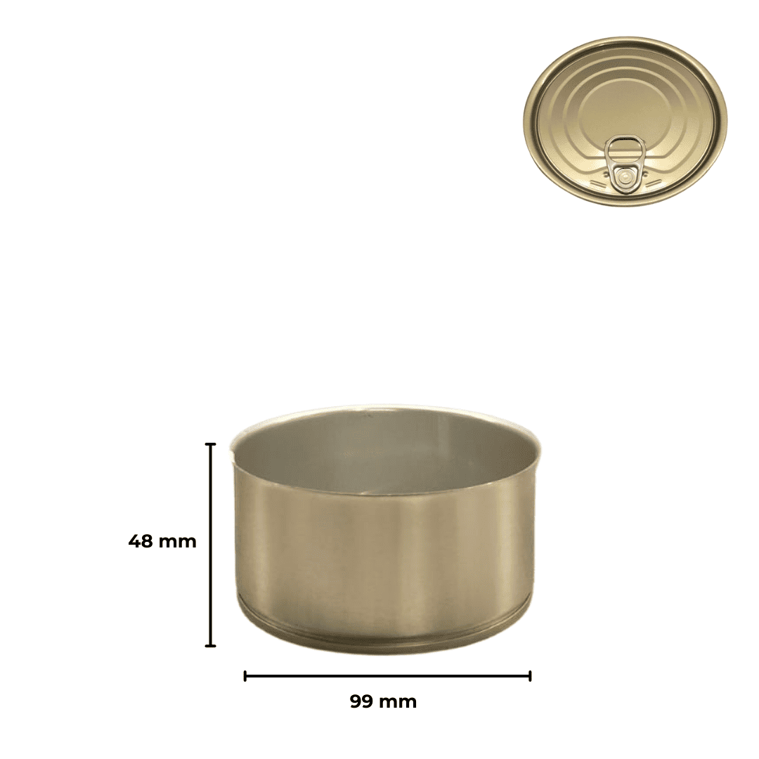 Sarkap 99x48 Als Laklı Kapaklı Konserve Kutusu