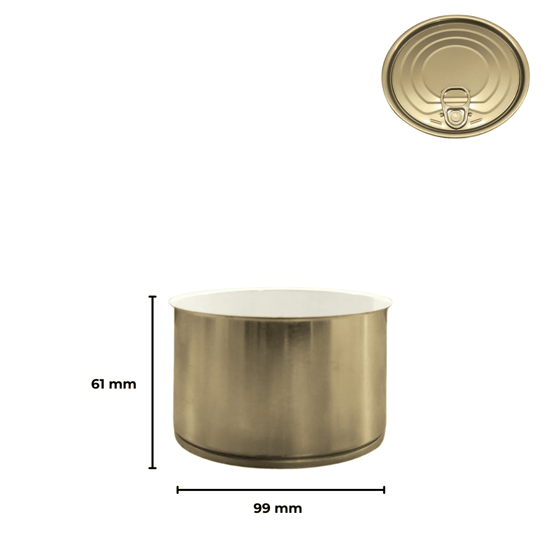 Sarkap 99x61 Pigment Laklı Kapaklı Konserve Kutusu