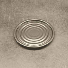 Sarkap 99x65 Şeffaf Laklı Kapaklı Konserve Kutusu Silver - Boğumlu  Kapak