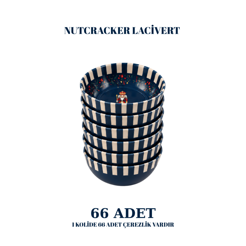 Sarkap Home 66 Adet Çerezlik NutcrackerLacivert