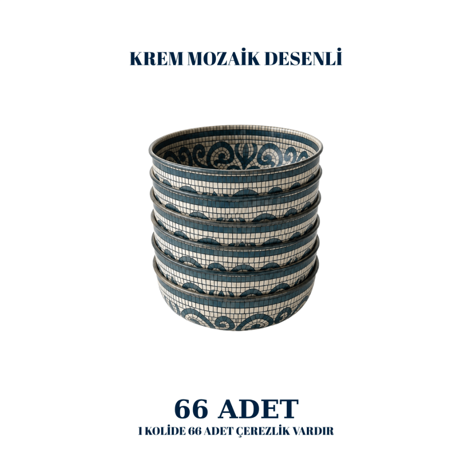 Sarkap Home 66 Adet Çerezlik KremMozaik