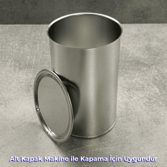 Sarkap 250 gr Kapaklı Metal Kahve Kutusu - 750 ml