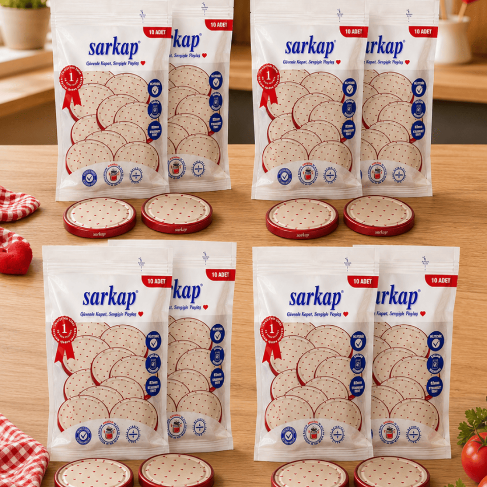 Hijyenik Paketli 8'li 82 mm Kapak Puantiye