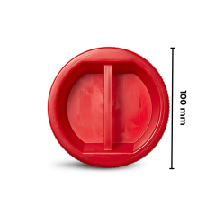 Sarkap 1500 ml Silindir Pet Kavanoz Kırmızı