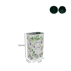Sarkap 0,5 L (500 ml) 1920 Adet Paletli Kapaklı Zeytinyağı Tenekesi PratikKapak - Beyaz Yeşil Zeytin