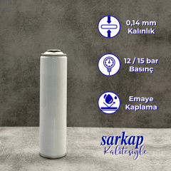 Sarkap 52x195 Beyaz Emaye Aerosol Şişe