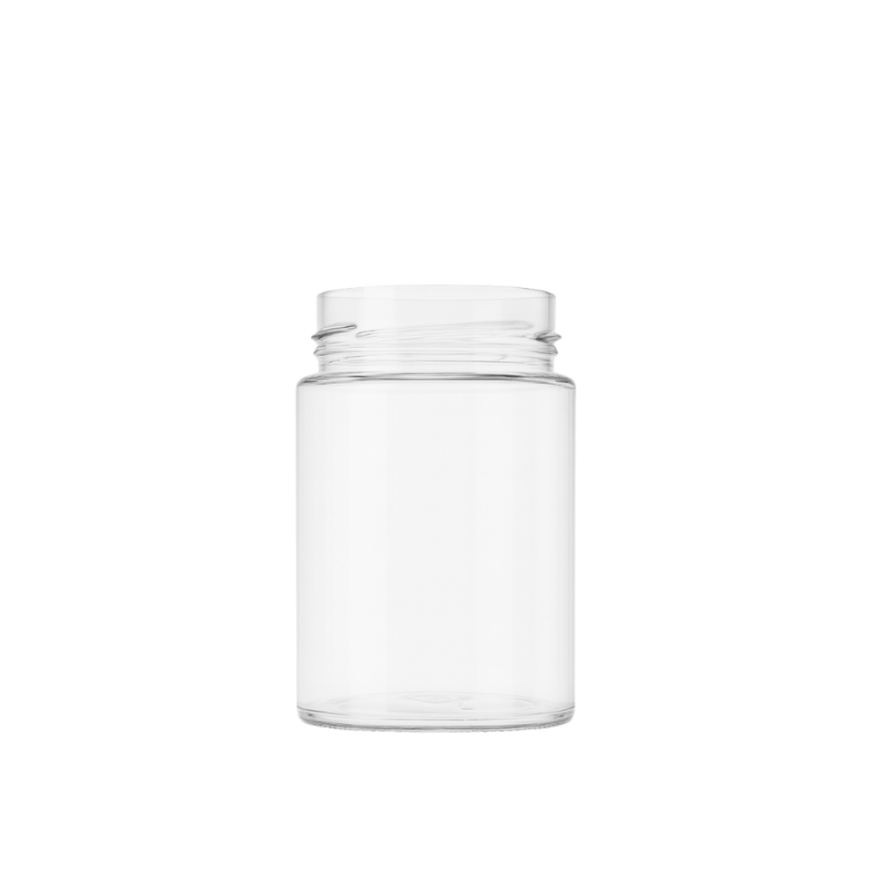 Sarkap 350 ml 15 Adet Kolili Derin Etek Kapaklı Cam Kavanoz Silver