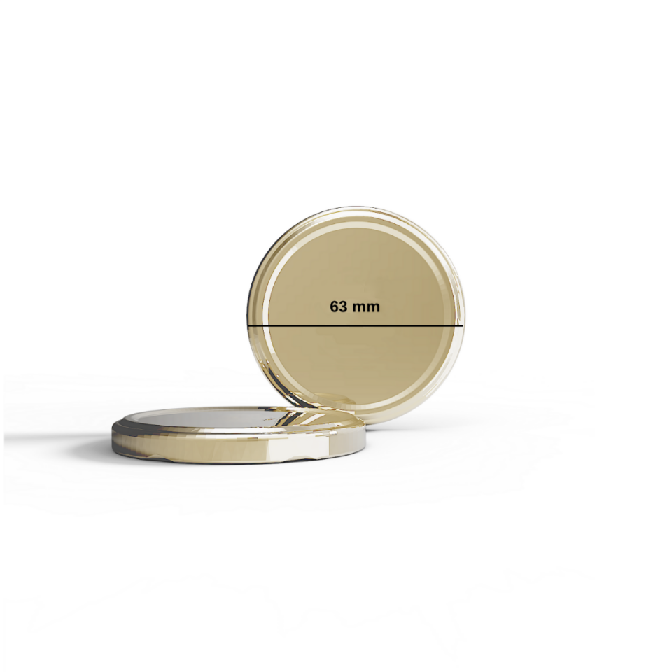 Sarkap 63 mm 1250 Adet Kolili Kavanoz Kapağı Gold