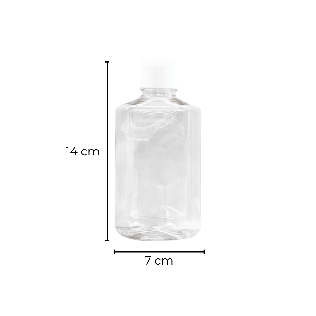 Sarkap 300 ml Pet Kolonya Şişesi Köşeli