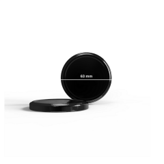 Sarkap 63 mm 1250 Adet Kolili Kavanoz Kapağı Siyah