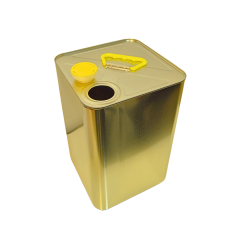 Sarkap 10 L Kapaklı Kulplu Zeytinyağı Tenekesi Gold