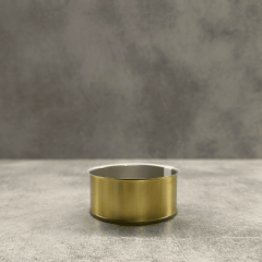 Sarkap 73x34 Als Laklı Kapaklı Konserve Kutusu Gold - Boğumlu  Kapak