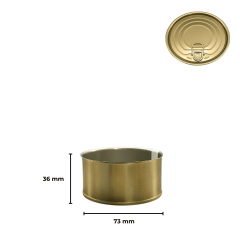 Sarkap 73x36 Als Laklı Kapaklı Konserve Kutusu