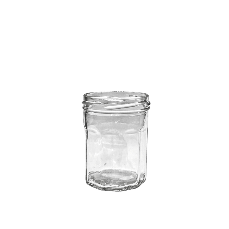 Sarkap 200 ml 7560'lı Kapaksız Köşeli Cam Kavanoz
