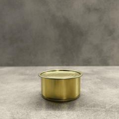 Sarkap 73x38 Gold Laklı Kapaklı Konserve Kutusu Gold - Boğumlu  Kapak