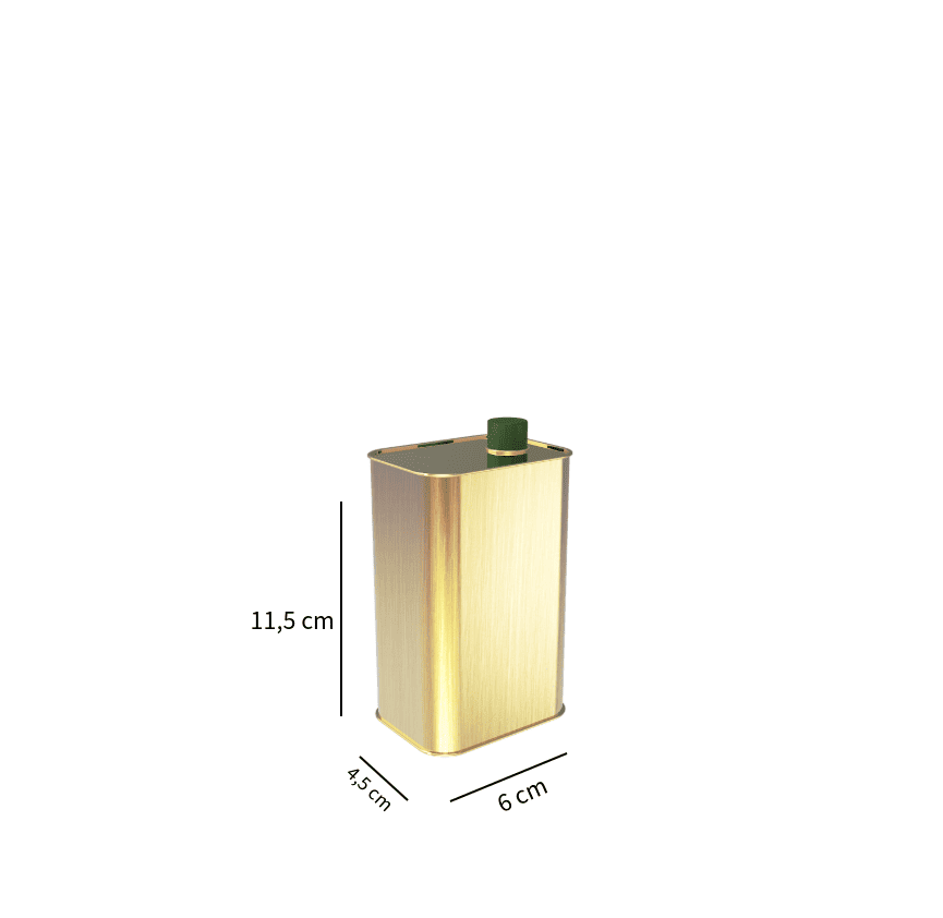 Sarkap 0,250 L 4160'lı Zeytinyağı Tenekesi Dobi Kapak - Gold