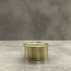 Sarkap 73x39 Als Laklı Kapaklı Konserve Kutusu Gold - Boğumlu  Kapak