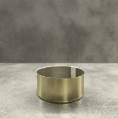 Sarkap 99x45 Als Laklı Kapaklı Konserve Kutusu Gold - Easy Open Kapak