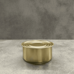 Sarkap 99x47 Gold Laklı Kapaklı Konserve Kutusu Gold - Boğumlu  Kapak