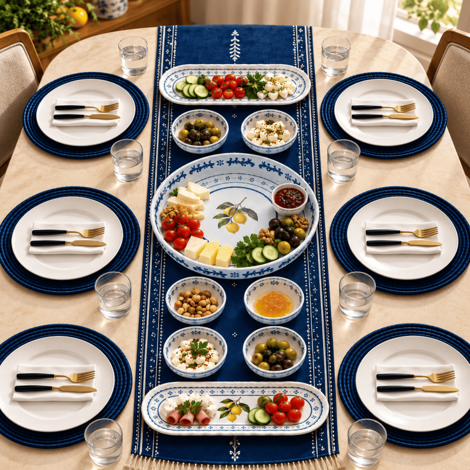Sarkap Home 9 Parça Küçük Boy Kahvaltılık Seti LemonDesignBeyaz