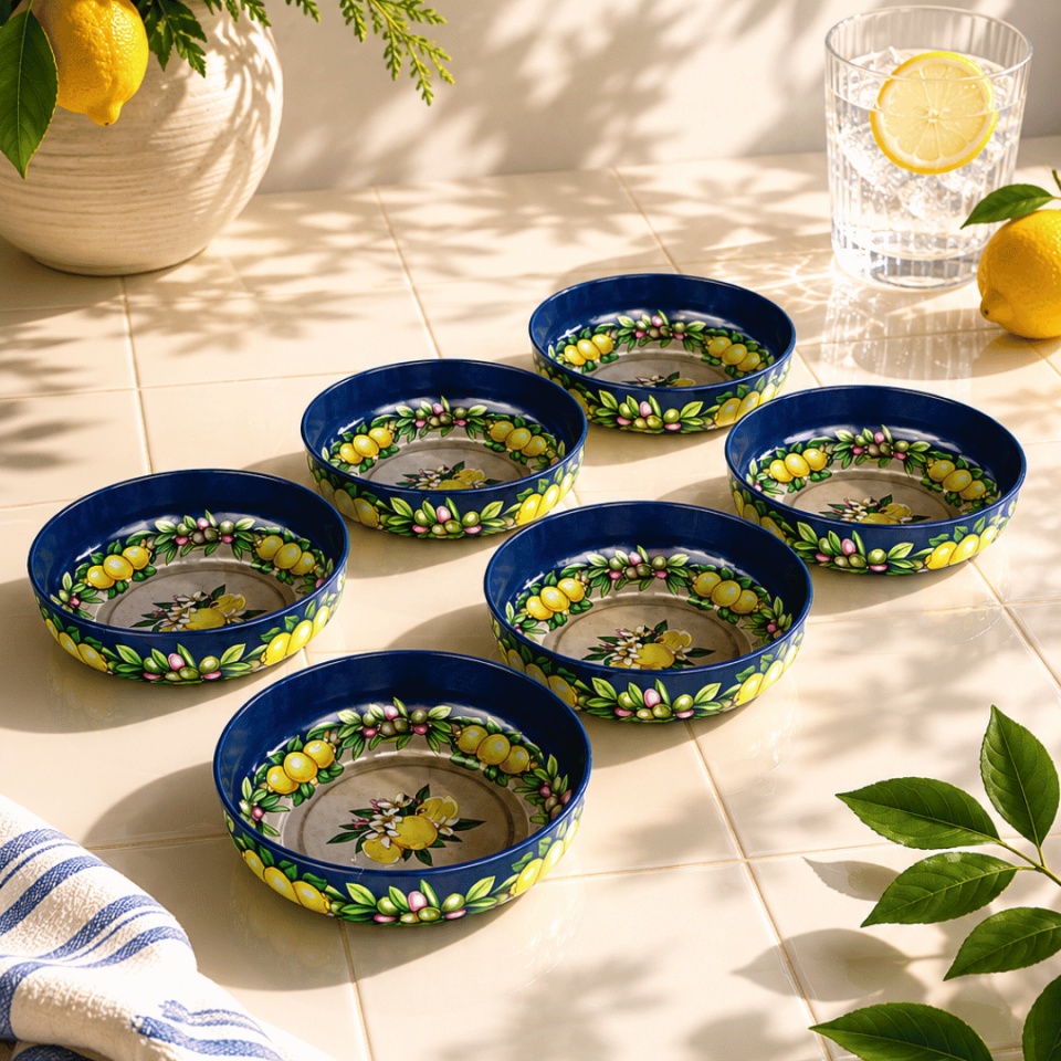 Sarkap Home 66 Adet Çerezlik LemonDesignLacivert