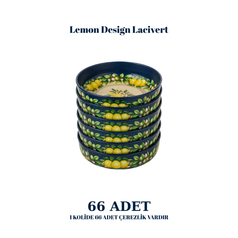 Sarkap Home 66 Adet Çerezlik LemonDesignLacivert