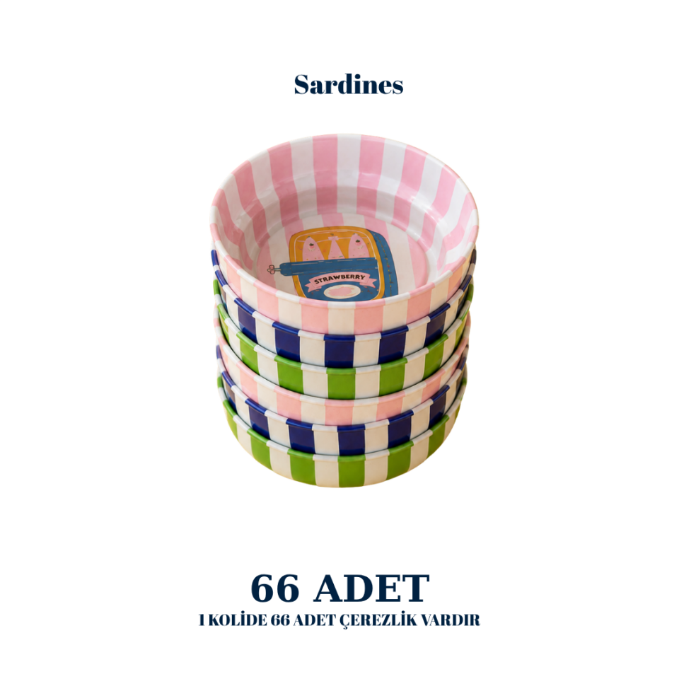 Sarkap Home 66 Adet Çerezlik Sardines
