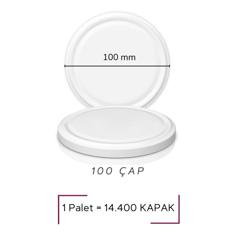 Sarkap 100 mm 16.200'lü Kavanoz Kapağı