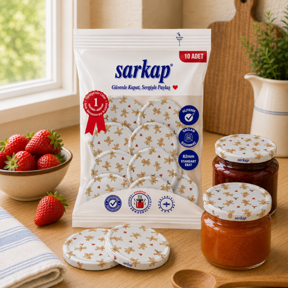 Hijyenik Paketli 10'lu 82 mm Kapak Yeni Yıl Serisi