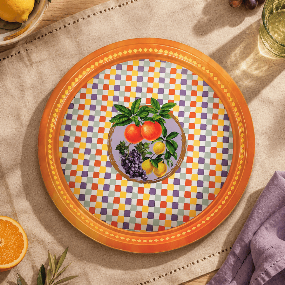 Sarkap Home 25 Adet 35 cm Tepsi LemonDesignTuruncu