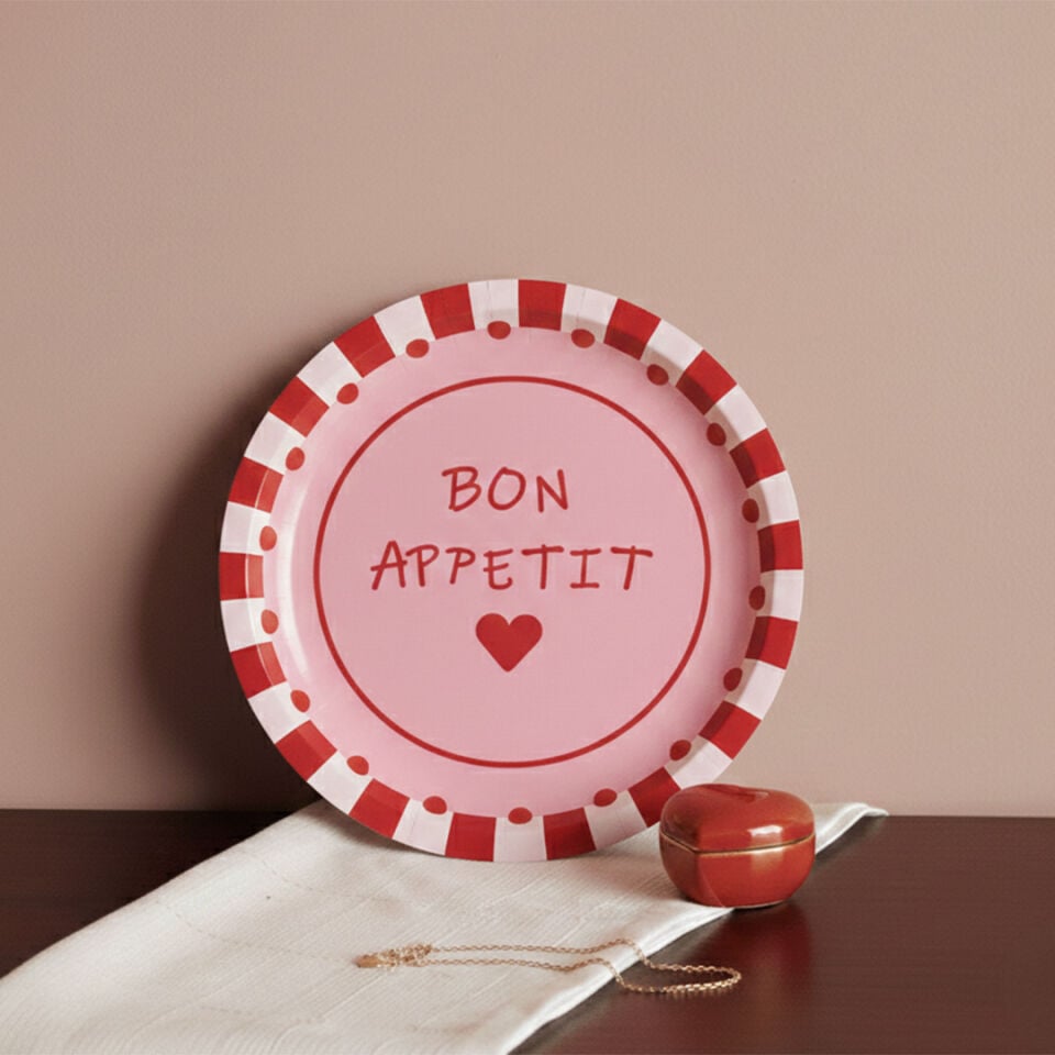 Sarkap Home 25 Adet 35 cm Tepsi BonappetitKırmızı
