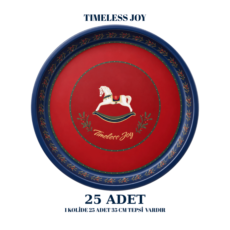 Sarkap Home 25 Adet 35 cm Tepsi TimelessJoy