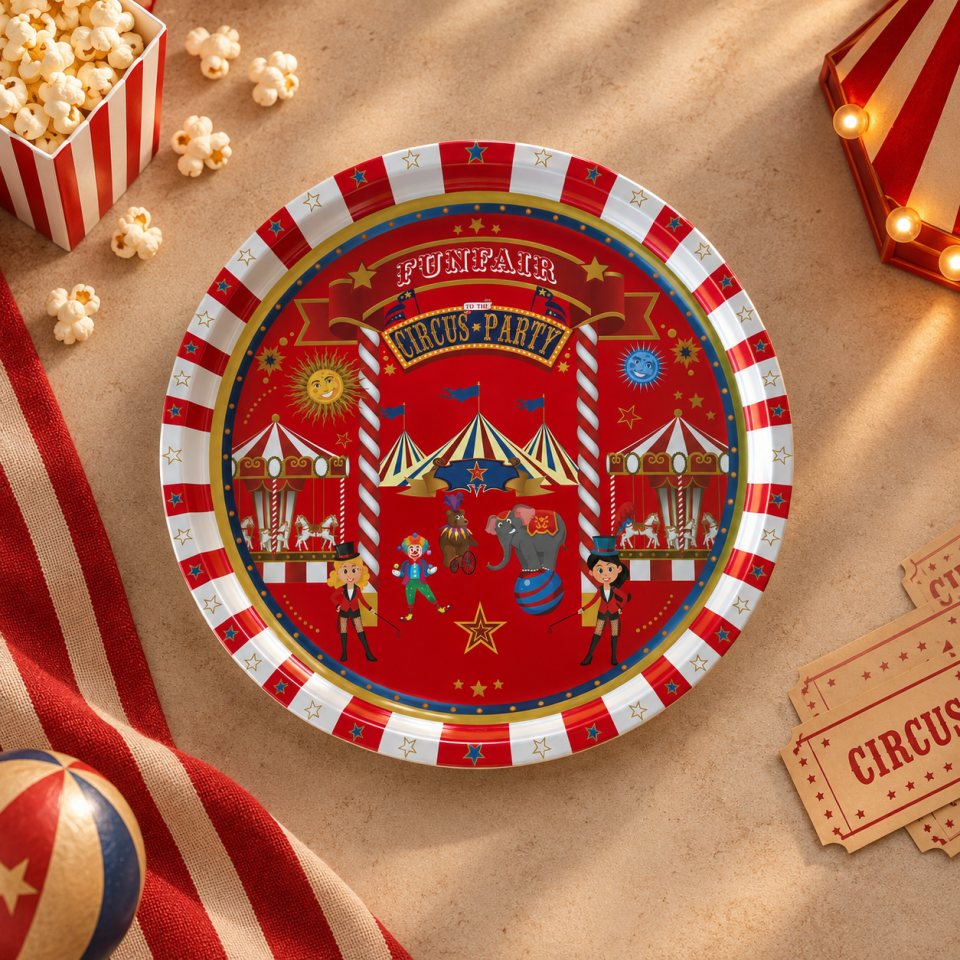 Sarkap Home 25 Adet 35 cm Tepsi Circus