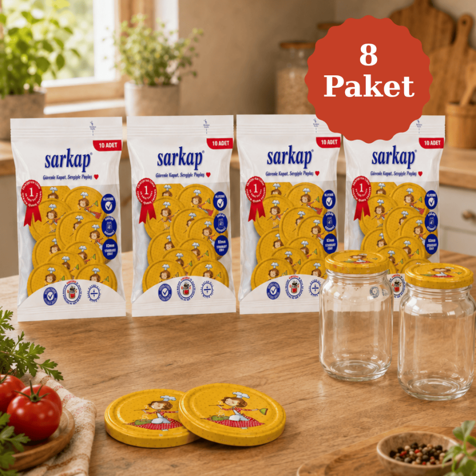 Hijyenik 82 mm Kapak 10lu Paket x 8 Adet T.AşçıKadınSerie