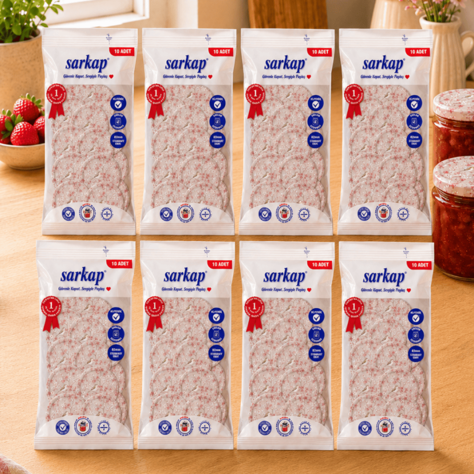 Hijyenik 82 mm Kapak 10lu Paket x 8 Adet SakuraKuşSerie