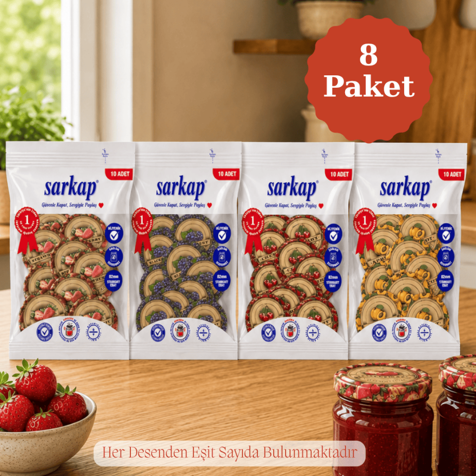 Hijyenik 82 mm Kapak 10lu Paket x 8 Adet JamSeri