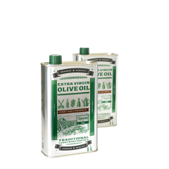 Sarkap Premium 1 L (1000 ml) Kapaklı Zeytinyağı Tenekesi Premium - Dobi Kapak - Dobi Kapak