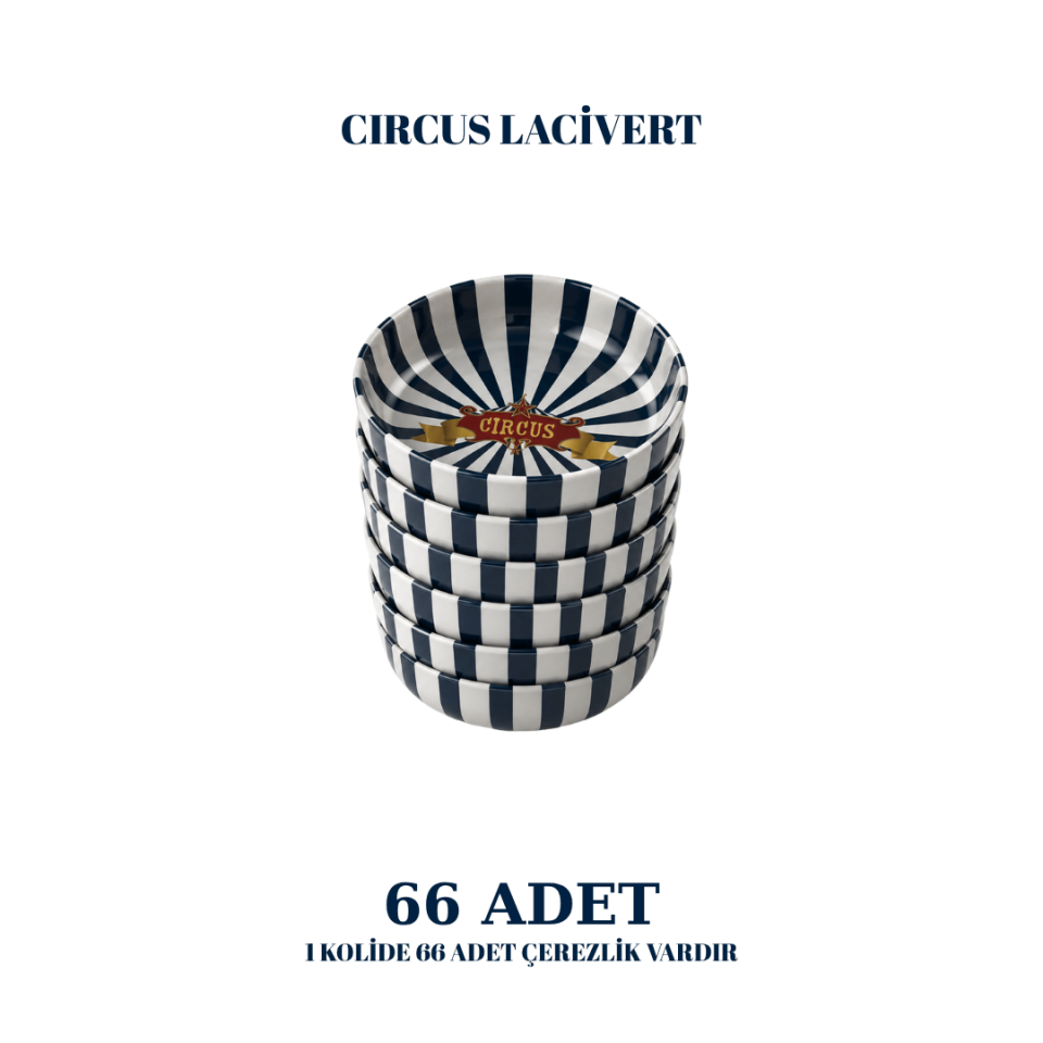 Sarkap Home 66 Adet Çerezlik CircusLacivert