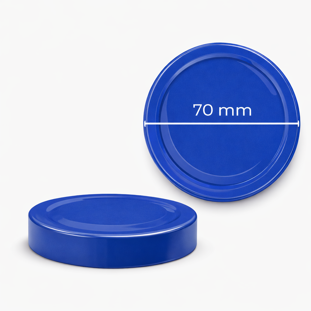 Sarkap 70 mm Derin Etek Kavanoz Kapağı Lacivert