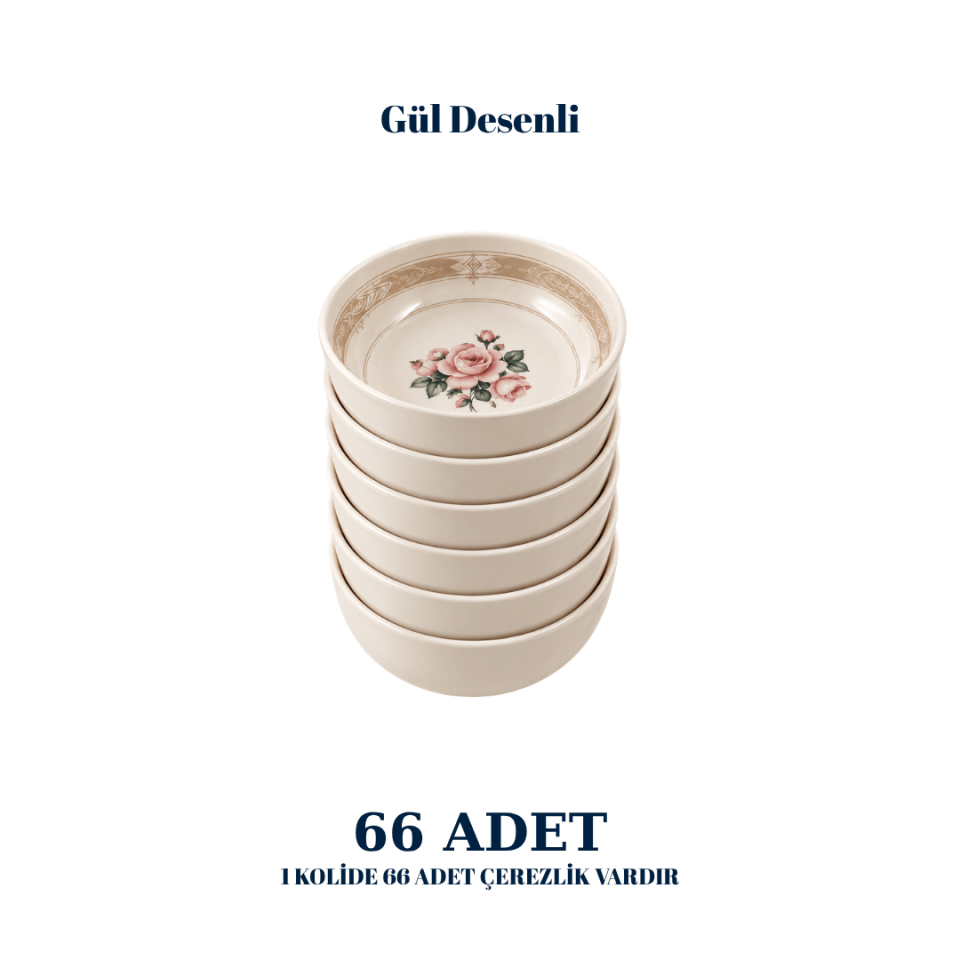Sarkap Home 66 Adet Çerezlik GÜLDESENLİ