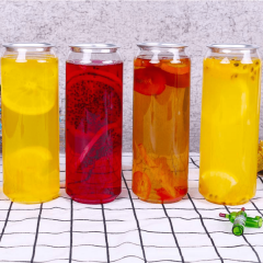 Sarkap 330 ml Metal Kapaklı Uzun Pet Kavanoz
