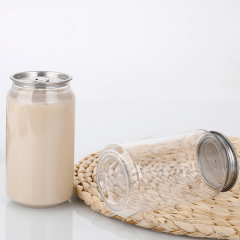 Sarkap 330 ml Metal Kapaklı Kısa Pet Kavanoz