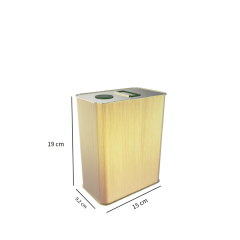 Sarkap 2 L (2000 ml) Kapaklı Kulplu Zeytinyağı Tenekesi