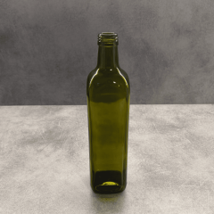 Sarkap 750 ml Marasca Kapaklı Cam Zeytinyağı Şişesi Yağdanlık Yeşil Akıtmasız Kapak