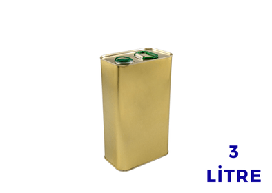 3 L Zeytinyağı Tenekesi 