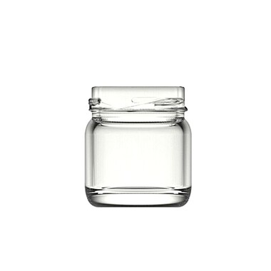 Sarkap 1 Pallet Square Glass Jar - 40ml Glass Jar - Thumbnail